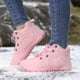 thumbnail image 4 of Botines forrado cálidos altos en los zapatos senderismo descalzo botas cortas a prueba nieve invierno invernal anti-Slip para subir caminatas, 4 of 9
