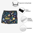 thumbnail image 5 of Kdxio Men's Boxer Briefs with Colorful Space Print - Comfortable and Breathable Underwear for Everyday Wear, 5 of 7