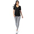 thumbnail image 2 of Athletic Works Women's and Women's Plus Core Active V-Neck T-Shirt, Sizes XS-4X, 2 of 7