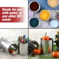 thumbnail image 5 of LAUCO Empty Pint Paint Cans with Lids (6-Pack) – 16oz Metal Paint Cans for DIY, Storage, Craft Projects – Empty Steel Paint Tins with Airtight Lids – Solvent-Resistant, 5 of 7