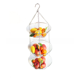 thumbnail image 1 of Herramientas de cocina Cesta de flores simple de tres capas Cesta colgante de alambre de hierro Cesta de frutas Estante de hierro para flores Cesta de alambre Cesta colgante de tres capas Cesta de, 1 of 5
