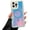 Blue, variant on Luxury Laser Dazzling  Phone Case for iPhone 16 Pro Max 15 Plus 14 13 Wireless Charging Dual Layer Protection Cover(for iPhone 16 Pro/Black)