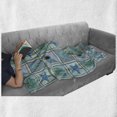 thumbnail image 6 of Starfish Soft Flannel Fleece Blanket, Marine Patchwork Style Inspired Pattern with Ropes Starfishes and Seashells Print, Cozy Plush for Indoor and Outdoor Use, 50" x 60", Multicolor, by Ambesonne, 6 of 6