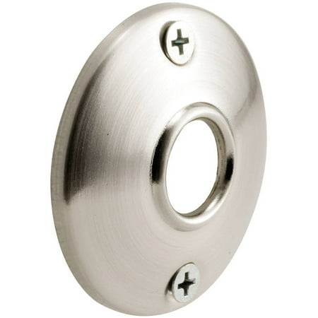 Prime Line E2542 2-1/2" Satin Nickel Door Knob Rosettes, 2 Count