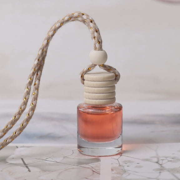 Gzwccvsn Hanging Freshener And Oil Diffuser Automobile Aromatherapy Diffuser Mini Glass Bottle Pendant Freshener Diffuser For Essential Fragra 10ML face, body skincare korean