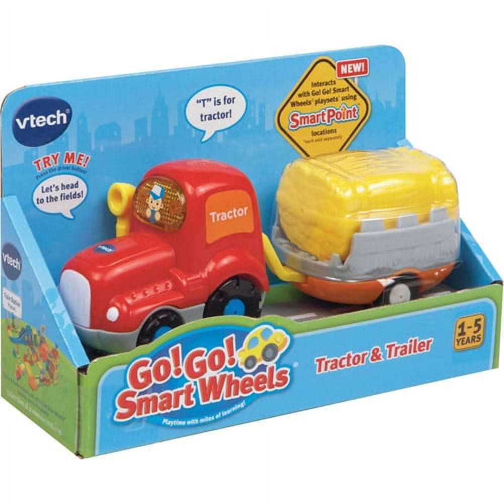 VTech Go Go Smart Wheels Tractor with Trailer- English Version