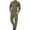 Army Green, variant on Dpjklzsn Men's Corduroy 2 Piece Outfit Set, Collared Button Pullover Shirt with Drawstring Cargo Pants and Pockets