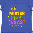 thumbnail image 4 of Inktastic Mister Mardi Gras with Crown and Dots Boys Toddler T-Shirt, 4 of 5