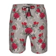thumbnail image 4 of Vsdgher Womens High Waisted Bikini Sets Two Piece Swimsuit Tulips Flowers Print Tummy Control Bathing Suit-, 4 of 8