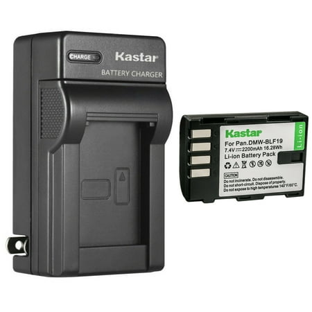 Kastar 1-Pack Battery and AC Wall Charger Replacement for Panasonic Lumix DMC-GH3HGK Lumix DMC-GH3KBODY Lumix DMC-GH4 Lumix DMC-GH4A Lumix DMC-GH4H Lumix DMC-GH4KBODY