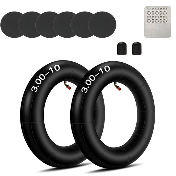 2.75/3.00-10 3.00x10 2.50-10 80/100-10 Dirt Bike Inner Tube Suitable for 110cc 125cc CRF50 CRF70 XR50 XR70 EZ90 Cub CT70 KLX110 DRZ110 DRZ70 JR50 RSF650 QG-214 Pitbike Moped Scooter Parts