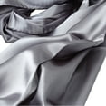 thumbnail image 3 of Elegant Silk Feel Solid Color Satin Oblong Scarf Wrap, 3 of 3