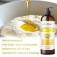 thumbnail image 4 of Canola Seed Oil by Velona - 1 Gallon / 128 Fl Oz | 100% Pure and Natural Carrier Oil | Refined, Expeller pressed | Cooking, Dressing, Skin & Hair, 4 of 5