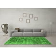thumbnail image 3 of Ahgly Company Indoor Round Oriental Green Industrial Area Rugs, 8' Round, 3 of 4