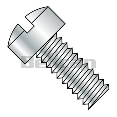 Zinc Fillister Head (Shorpioen 1144MSL No.10-32 x 2.75 Slotted Fillister Head Fully Threaded Machine Screw - Zinc - Box of)