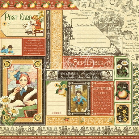 Children's Hour Double-Sided Cardstock 12"X12"-September Collective