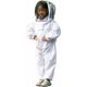thumbnail image 1 of Uniforme de apicultor junior, mezcla de polialgodón con diseño innovador, guantes de piel de cabra duraderos y cremalleras de latón resistentes para apicultores en ciernes, 1 of 4