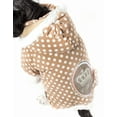 thumbnail image 4 of Pet Life ® 'Bow-Couture' Polka-Dot Bowed Insulated Dog Sweater Jacket, 4 of 5
