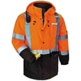 thumbnail image 3 of Ergodyne GloWearÂ® 8384 Type R Class 3 Thermal Parka, Orange, S, 3 of 3