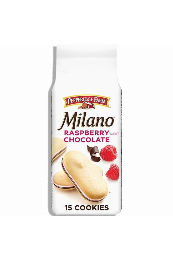 Milano Cookies, Raspberry Chocolate, 7 oz. Bag