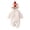 c-White, variant on Baby Girls Animal Outfit Long Sleeve Zipper Hooded Romper Toddler Chicken Kids Christmas Outfits Fall Clothes Size 0-24 Months