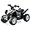 Black, variant on OLAKIDS Kids Ride On ATV, 6V Electric Vehicle for Toddlers, 4 Wheeler Battery Powered Motorized Quad Toy Car for Boys Girls with LED Lights, Music, Horn (Pink)