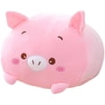 thumbnail image 1 of Almohada cilíndrica de peluche ZHAOCHENG de cerdo rosa de 8 pulgadas para niños 35,5 pul, 1 of 5