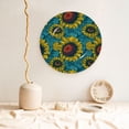 thumbnail image 5 of Daiia Sunflowers Printed Pattern Ceramic Plate Dinner Plates Bone China Decorative Plates with Display Stand Art Ceramic Ornaments for Wall Hanging Decoration-6in, 5 of 6
