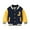 d-1112Yellow2709, variant on ANINEO Boys Baseball Long Sleeve Jackets Autumn Winter Thickened Warm Outerwear Casual Kids Coats With Stand Collar For Teen Youth Comfort Teenager Wear
