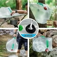 TERGAYEE Portable Water Container with Spigot,Portable Folding Four