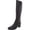 Dark Choc/Croco, variant on LIFE STRIDE Womens Black Decorative Metallic Hardware Cushioned Buckle Accent Oakley Almond Toe Block Heel Zip-Up Boots Shoes 10 W