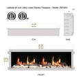 thumbnail image 5 of Litedeer Homes Electric Fireplace Insert ZEF75V Litedeer Latitude Smart linear Electric Fireplace Wifi enabled 65 inch, 5 of 5