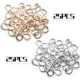 thumbnail image 4 of Infinity Connector Charms,50pcs Infinity Symbol Connectors Alloy Infinity Link Charms Silver and Golden Jewelry Accessories for DIY Necklace Bracelet,32x13mm, 4 of 8