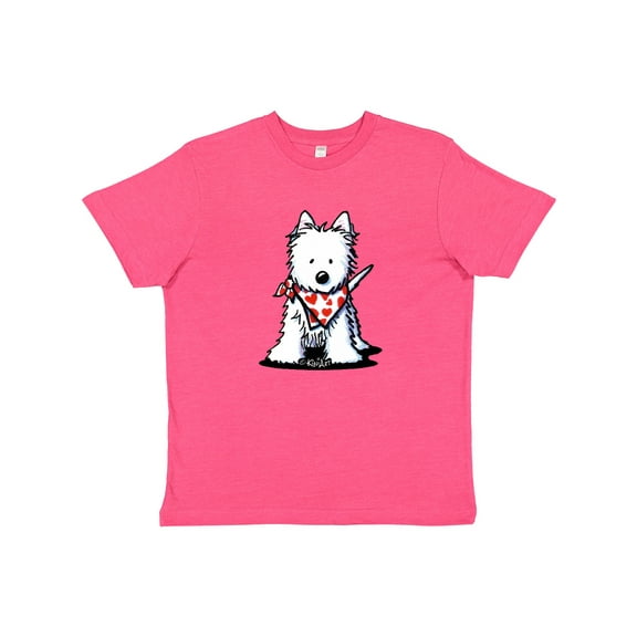 Inktastic Westie in Bandana Youth T-Shirt