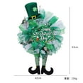 thumbnail image 2 of VOTRUDI Spring Saint Patrick's Day Front Door Wreath,St. Patrick's Day Wreaths for Front Door,Irish Festival Decor Pygmy Wreaths St. Paddy's Day Decorations,25x20in，Green, 2 of 6
