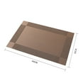 thumbnail image 6 of Pebbuoy Table Placemat Non-Slip Heat Resistant Dining Mat Scratch-resistant Table Protection Mat for Home Restaurant, 6 of 7