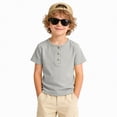 thumbnail image 2 of UAYOTSE Little Boy Trendy Short Sleeve Polo 1T 2T 3T Toddler Boys Summer School Uniform and Social Activities,Sizes 4-5 Years, 2 of 6