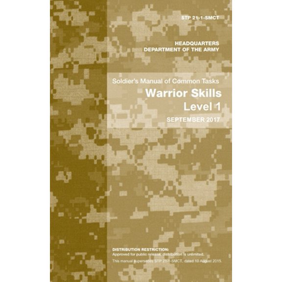 Pre-Owned Soldier's Manual of Common Tasks: Warrior Skills Level 1 (Paperback) 1640021221 9781640021228