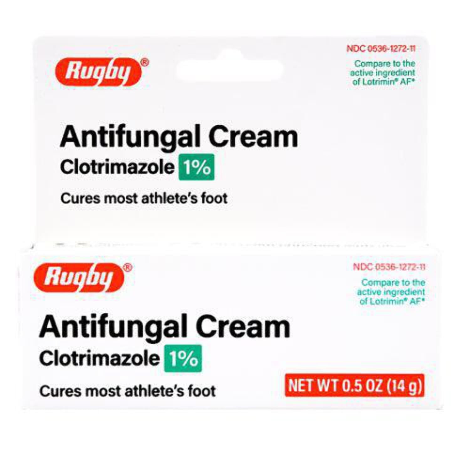 Rugby Antifungal Cream Clotrimazole 1 0.5 oz