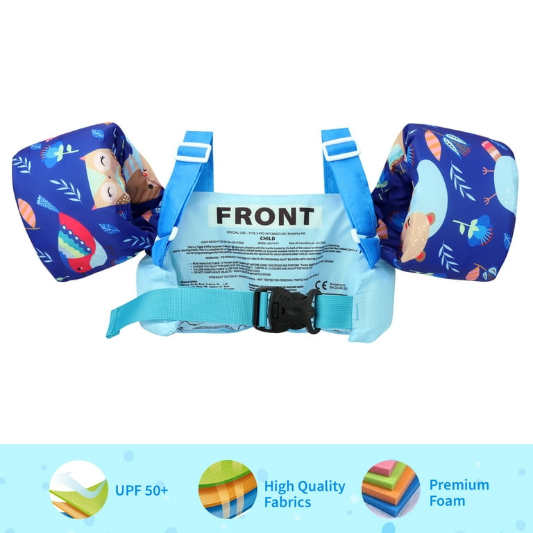 ERIZONE Kids Swim Jacket Life Jacket Personal Flotation Safety Life Jacket  Weight Capacity Up to 120 kg, Kids fishing Swimming Jacket Personal  Flotation Device