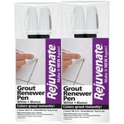 Rejuvenate Grout Renewer Pens White 2ct, 2pk