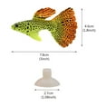 thumbnail image 3 of Sokhug Artificial Silicone Small Fish Aquarium Decoration Plastic Swimming Gold Fish Fish Tank Ornaments Lifelike Fake Fish, 3 of 6