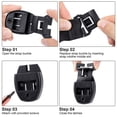 thumbnail image 4 of Spa Hot Tub Cover Broken Latch Repair Kit Clip Lock with key And screws, 4 of 8