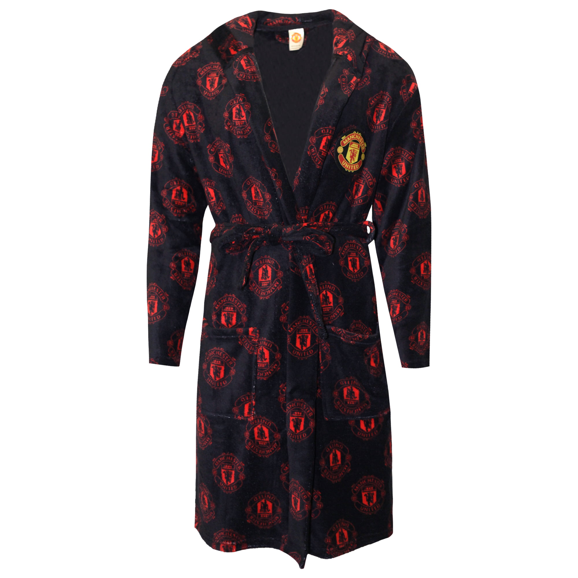 Mens Hooded Dressing Gown Navy | Leeds United FC Official Retail Website