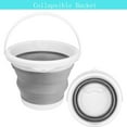 thumbnail image 4 of Collapsible Bucket 5L, Foldable Mop Buckets with Handle for Car Wash Cleaning Supplies, Portable Sink Wash Basin Storage Bin Ice Tub for Fishing Beach Outdoor Camping Kitchen RV Accessories, 4 of 8