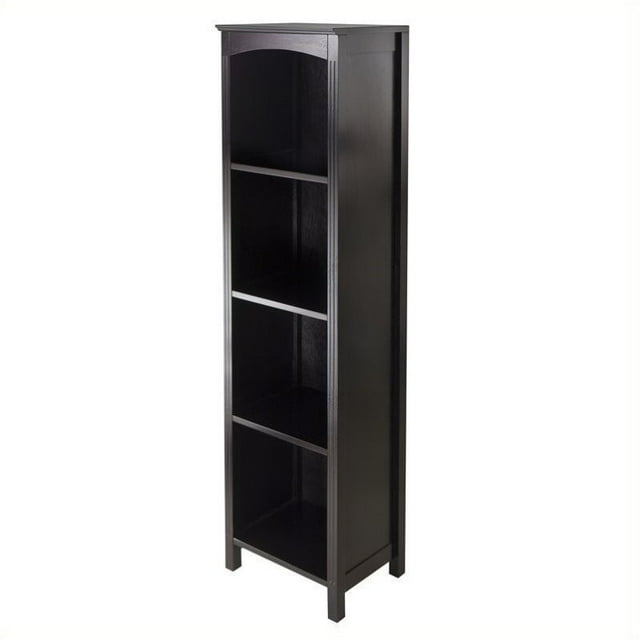 Pemberly Row Storage Shelf / Bookcase 5-Tier in Espresso