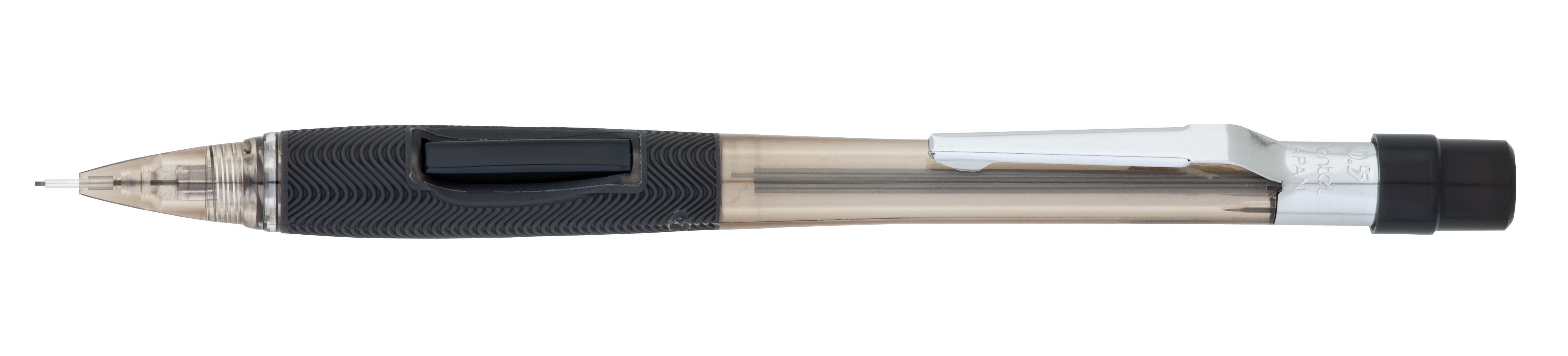 Pentel Quicker Clicker Mechanical Pencils, Fine Point, 0.5 mm, Smoke