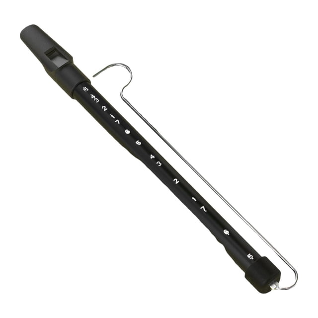Silbato deslizante, instrumento musical portátil con varilla deslizante, silbato deslizante, juguete para adultos para principiantes, niños y niñas negro