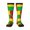 2 Black-1, variant on Cape Verde Flag Knee High Socks for Women Long Leg Warmers Socks