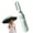 Light Green, variant on Creative Ring Buckle Windproof Reinforced Umbrella, Automatic Open Close Compact Folding Umbrella with Carabiner Handle, Reflective Trim